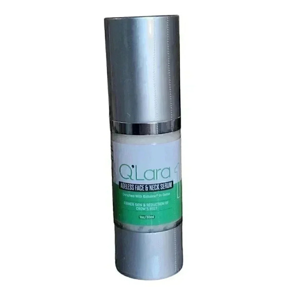 Q'Lara AGELESS FACE & NECK SERUM 1oz / 30ml NEW /SEALED Enriched With Gatuline - Picture 2 of 2